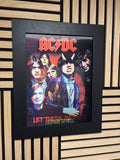 AC-DC 3D Lenticular Poster Framed 30x40cm