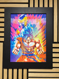 Dragon Ball Z 3D Lenticular Poster Framed 30x40cm