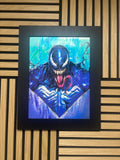 Venom 3D Lenticular Poster Framed 30x40cm