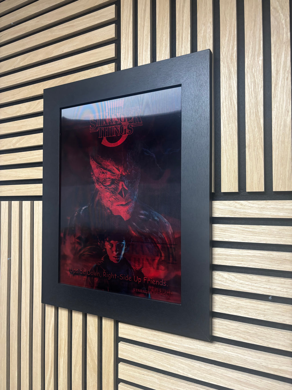 Stranger Things 3D Lenticular Poster Framed 30x40cm