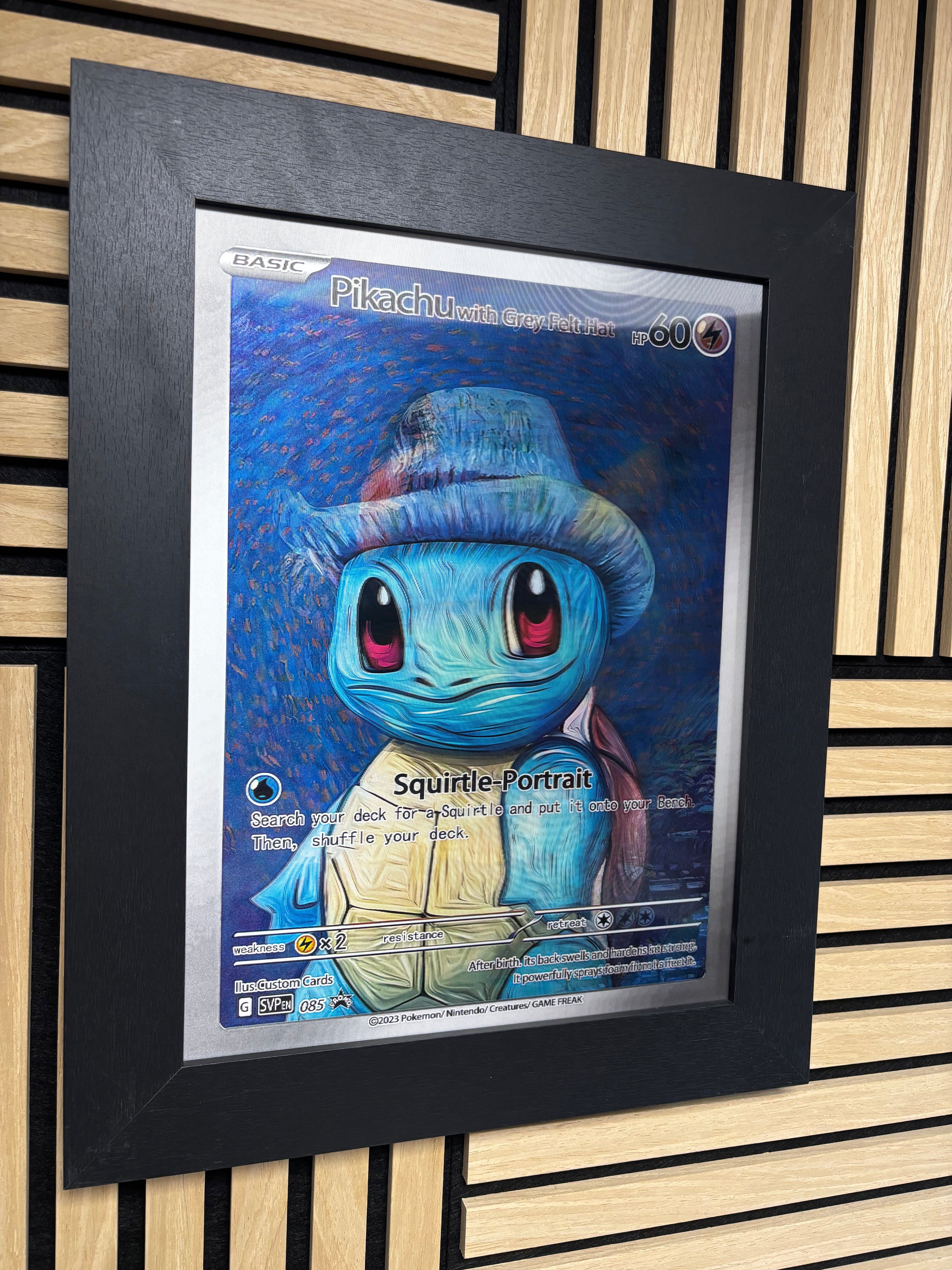 Pikachu Van Gogh 3D Lenticular Poster