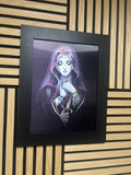 Gothic Nun Horror 3D Lenticular Poster Framed 30x40cm