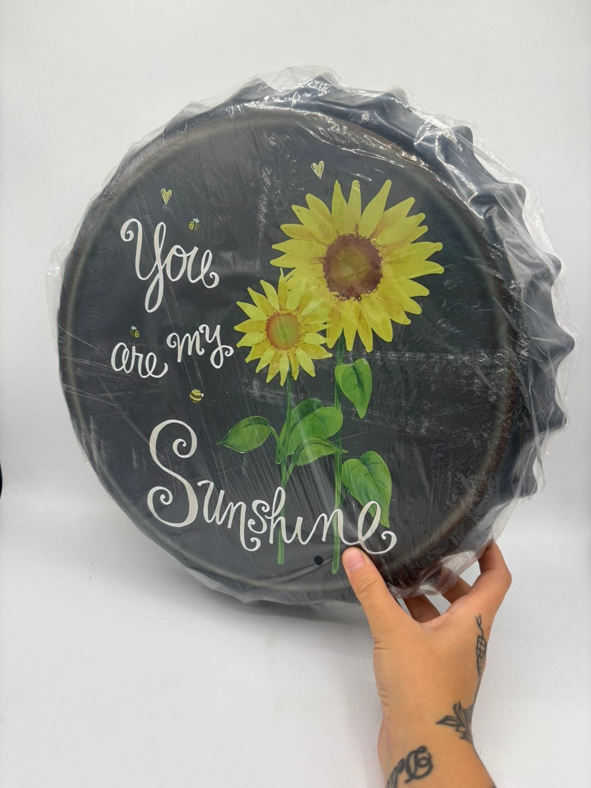 Sunflower 35cm Decorative Bottle Cap