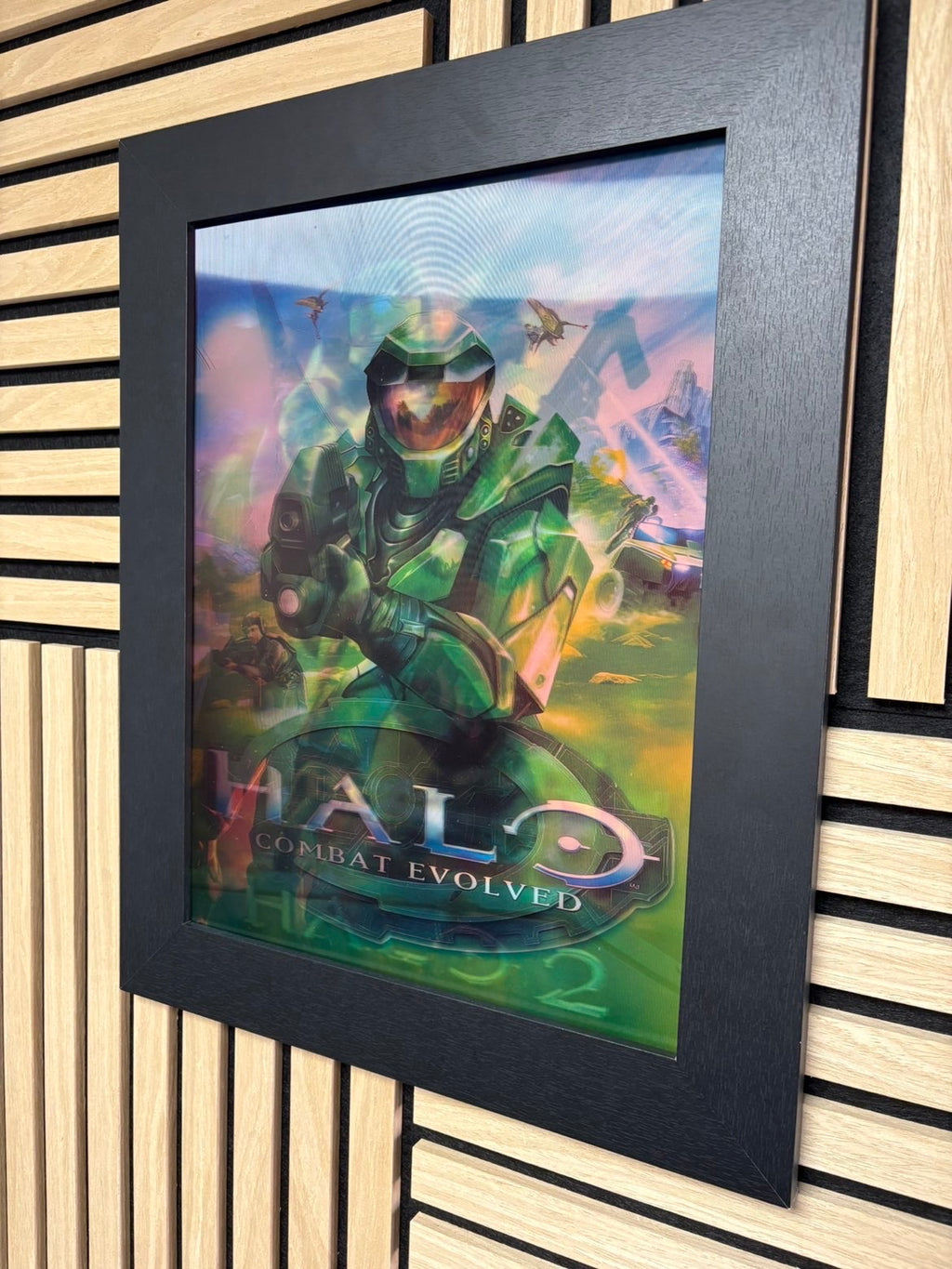 Halo 3D Lenticular Poster Framed 30x40cm