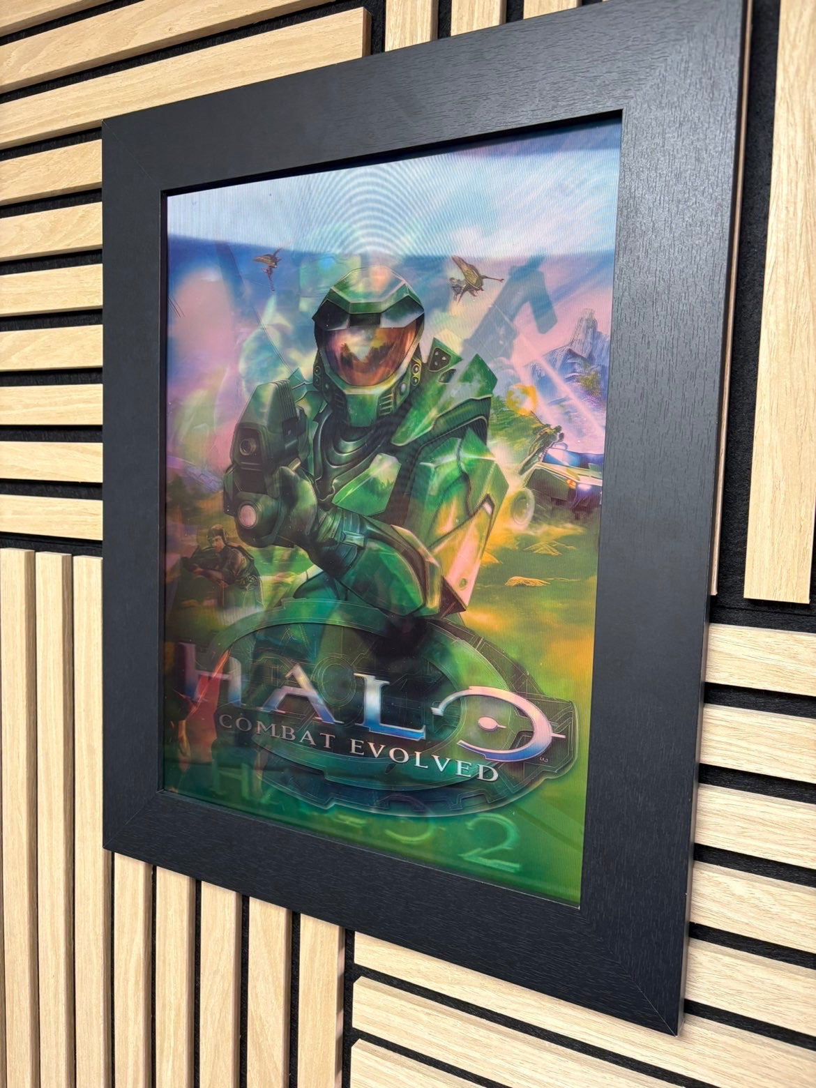 Halo 3D Lenticular Poster Framed 30x40cm