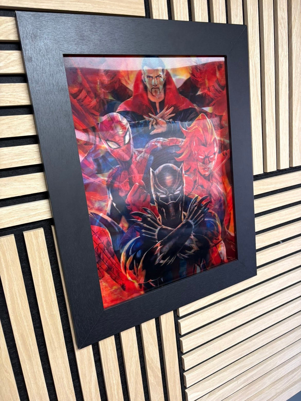 Marvel 3D Lenticular Poster Framed 30x40cm