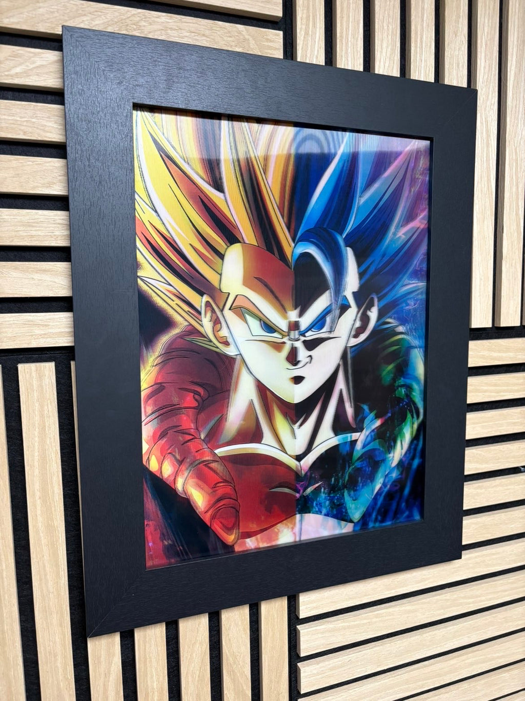 Goku Dragon Ball Z 3D Lenticular Poster Framed 30x40cm