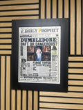 Harry Potter Newspaper 3D Lenticular Poster Framed 30x40cm