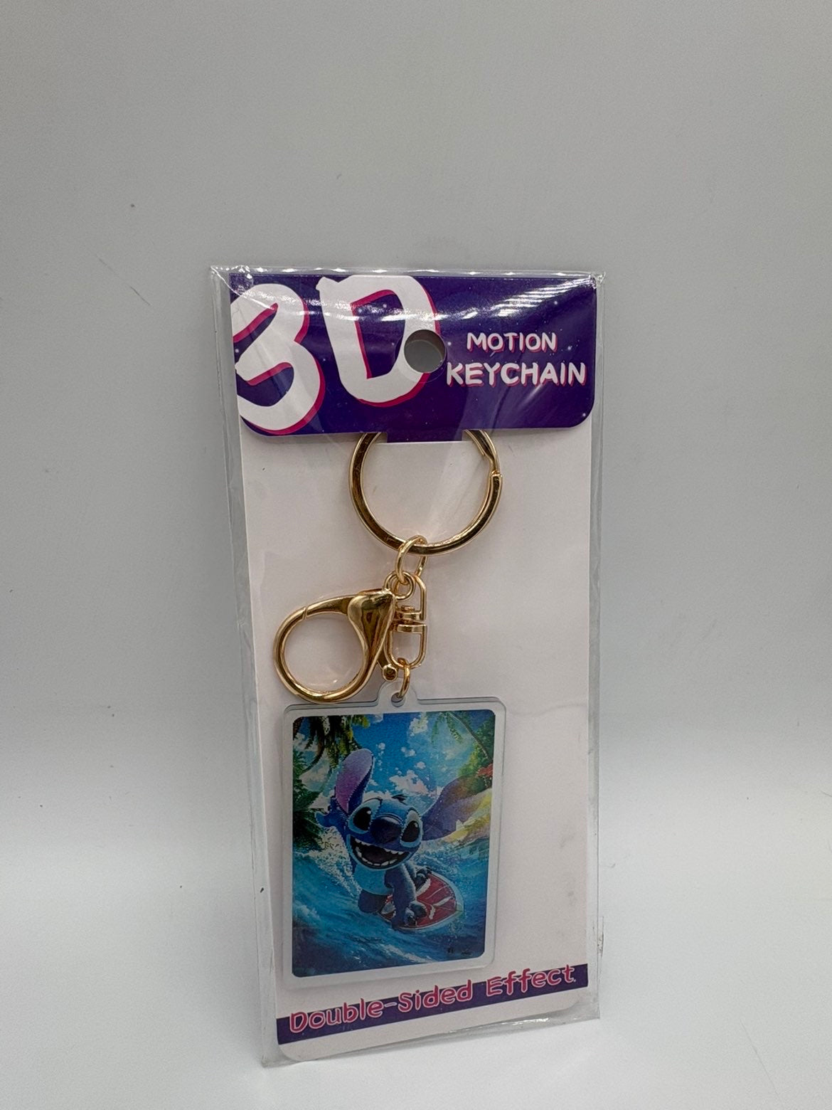 Stitch 3D Lenticular Keychain