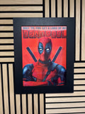 Deadpool 3D Lenticular Poster Framed 30x40cm