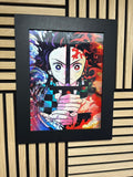 Dragon Slayer 3D Lenticular Poster Framed 30x40cm