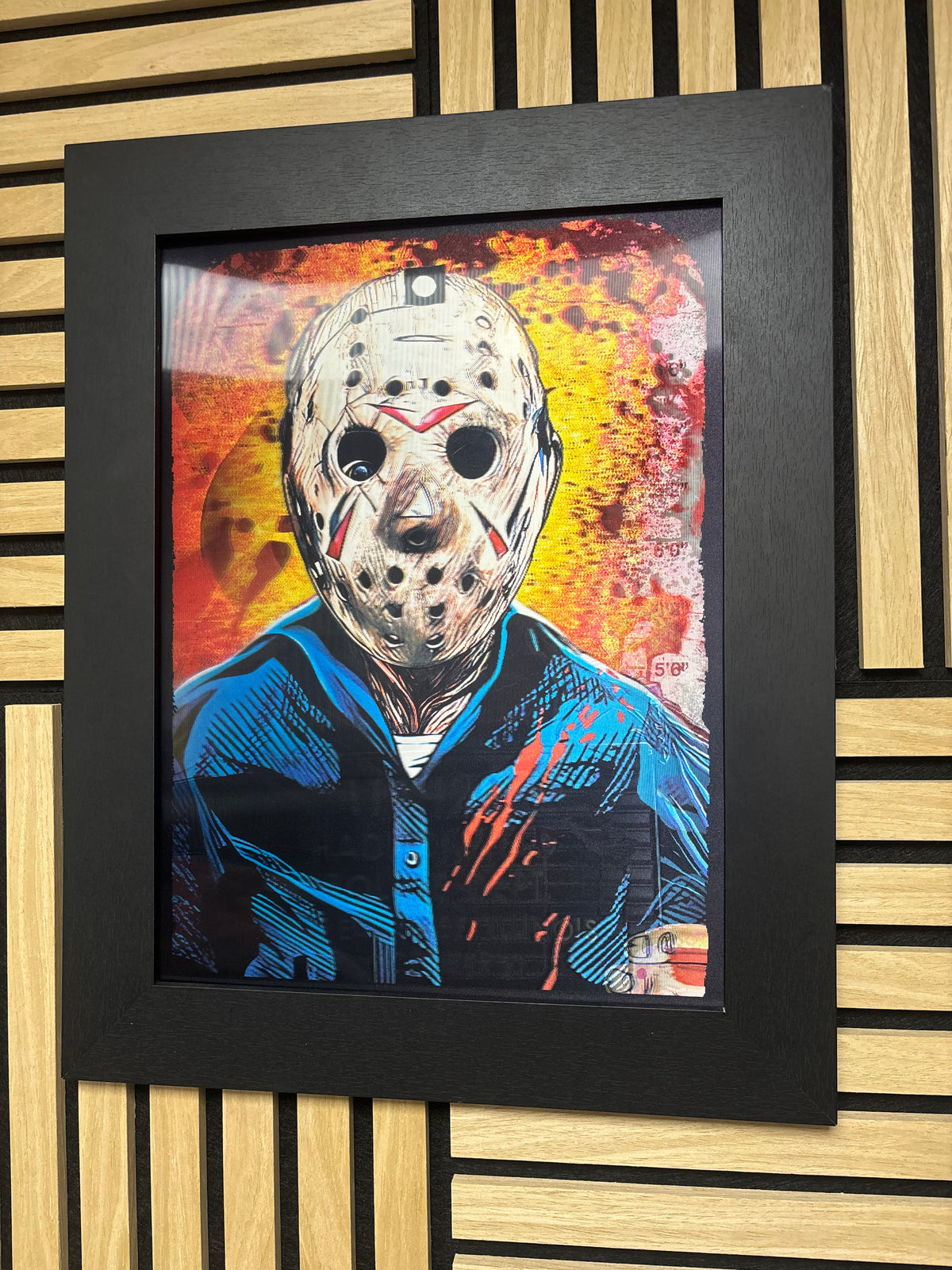 Friday The 13th 3D Lenticular Poster Framed 30x40cm