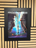 Dobby/Harry Potter 3D Lenticular Poster Framed 30x40cm