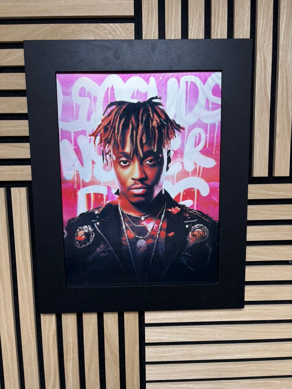 Juice World 3D Lenticular Poster Framed 30x40cm