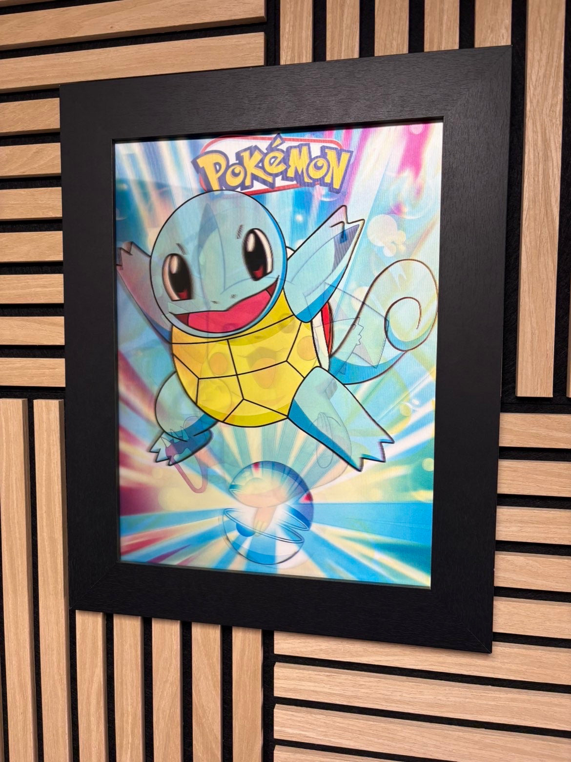 Pokemon 3D Lenticular Poster Framed 30x40cm