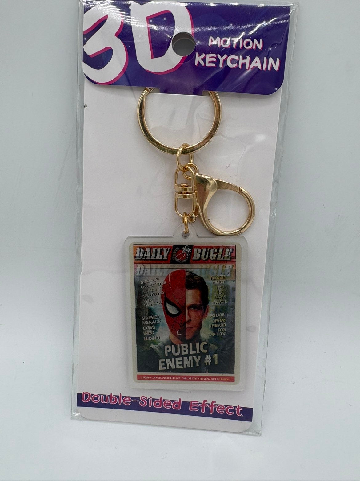 Spiderman 3D Lenticular Keychain