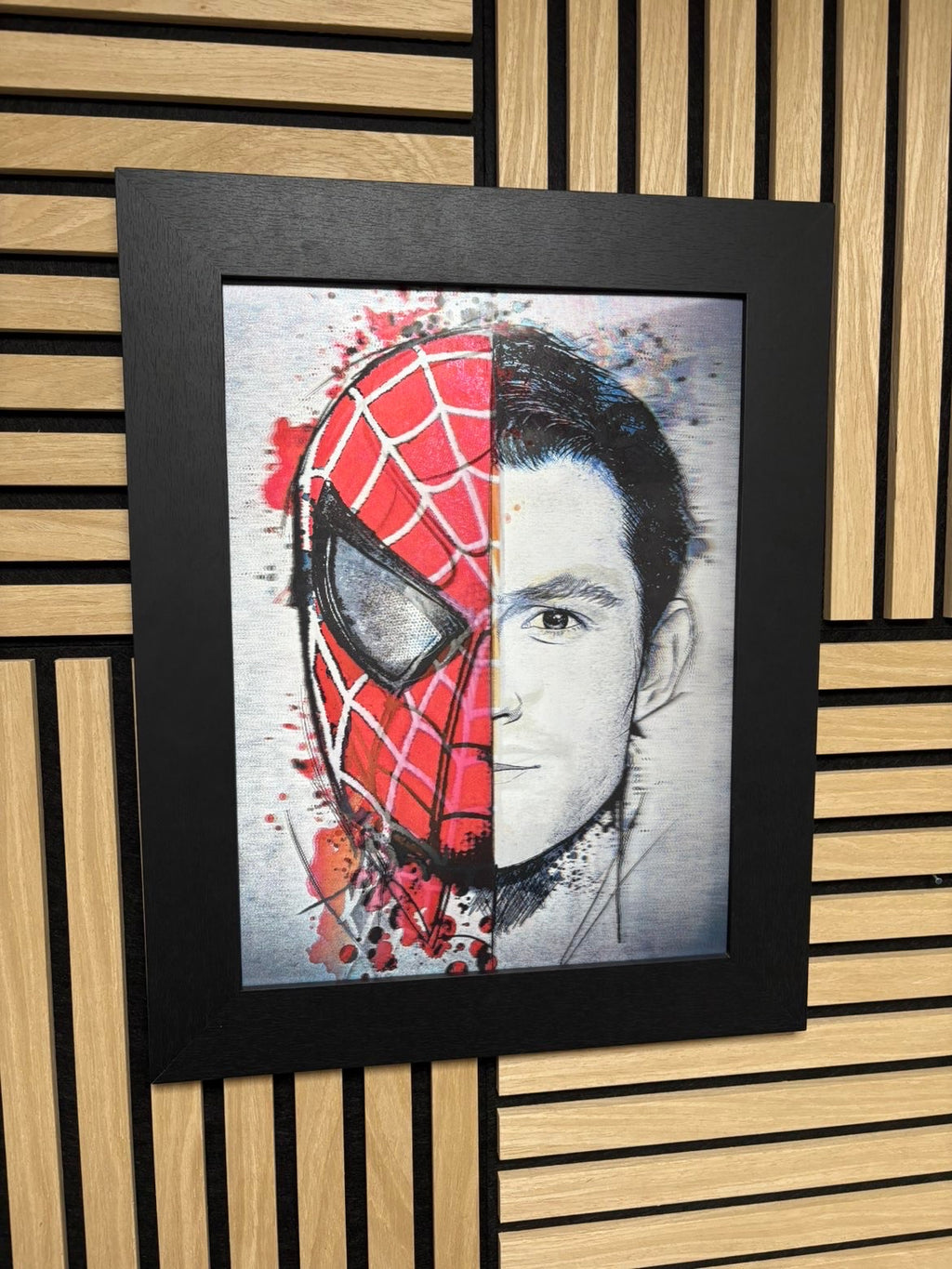 Spiderman 3D Lenticular Poster Framed 30x40cm