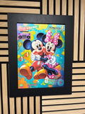 Mickey / Minnie Mouse 3D Lenticular Poster Framed 30x40cm