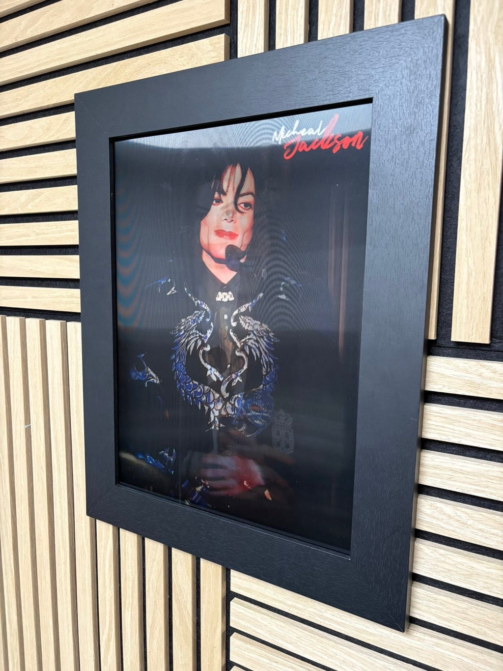 Michael Jackson 3D Lenticular Poster Framed 30x40cm