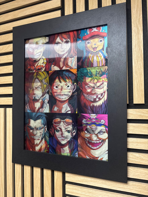Anime 3D Lenticular Poster Framed 30x40cm