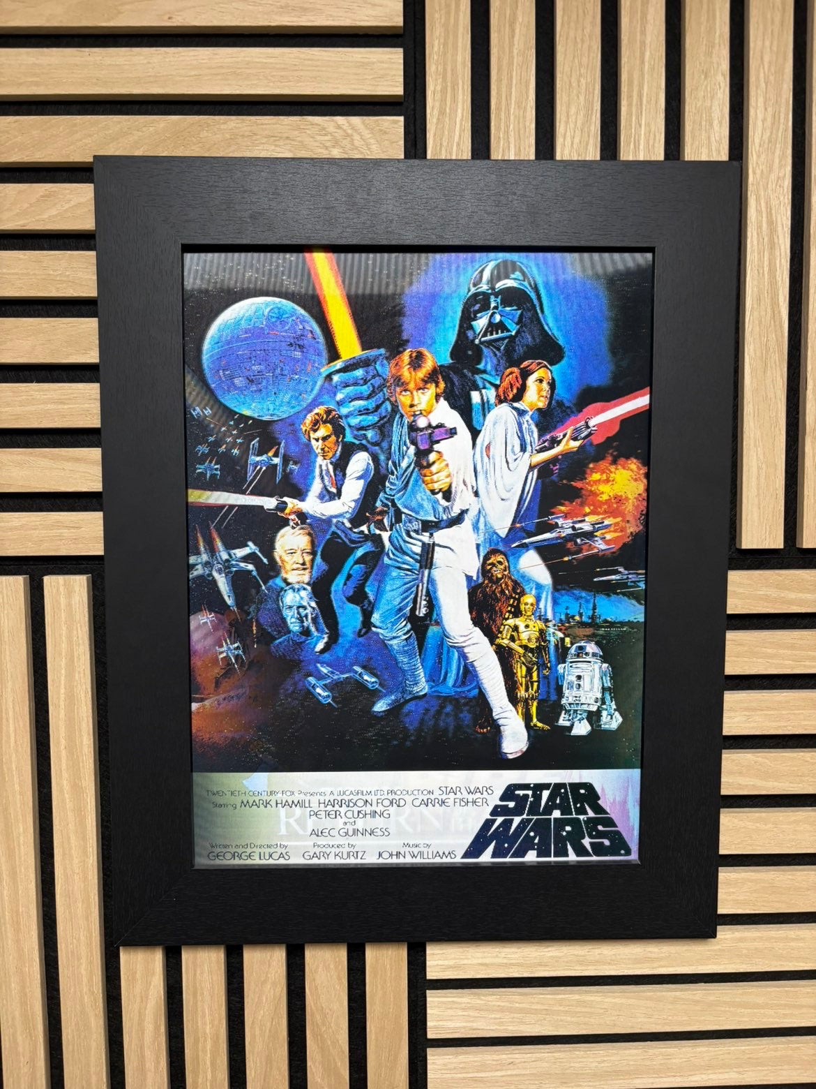 Star Wars 3D Lenticular Poster Framed 30x40cm