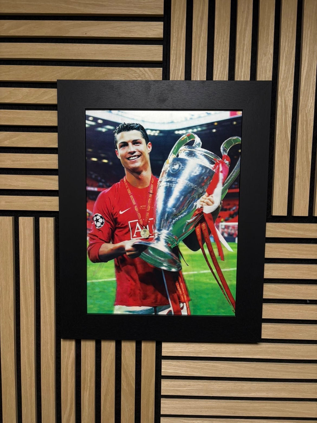 Cristiano Ronaldo CR7 3D Lenticular Poster Framed 30x40cm