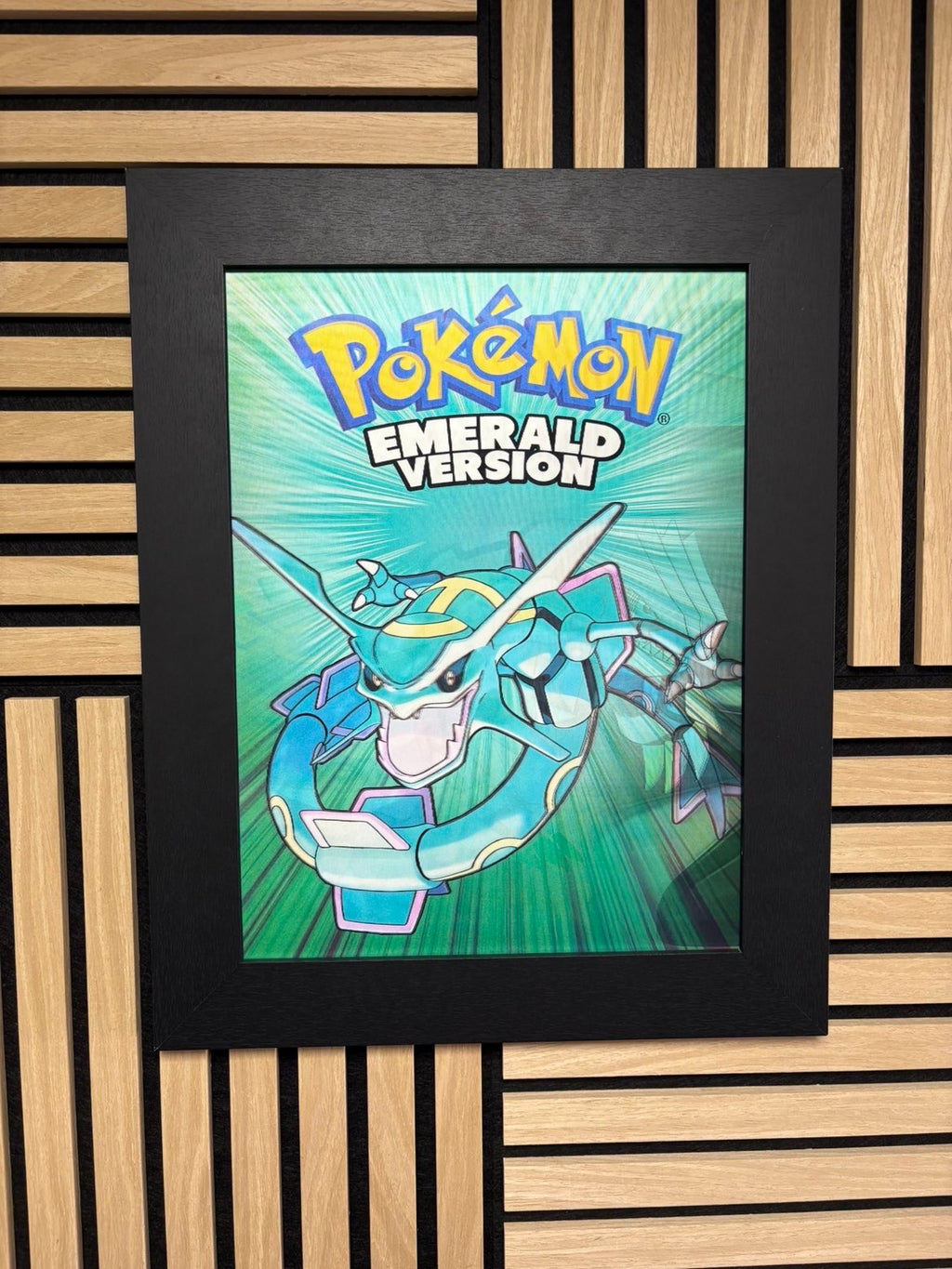Pokemon Version 3D Lenticular Poster Framed 30x40cm