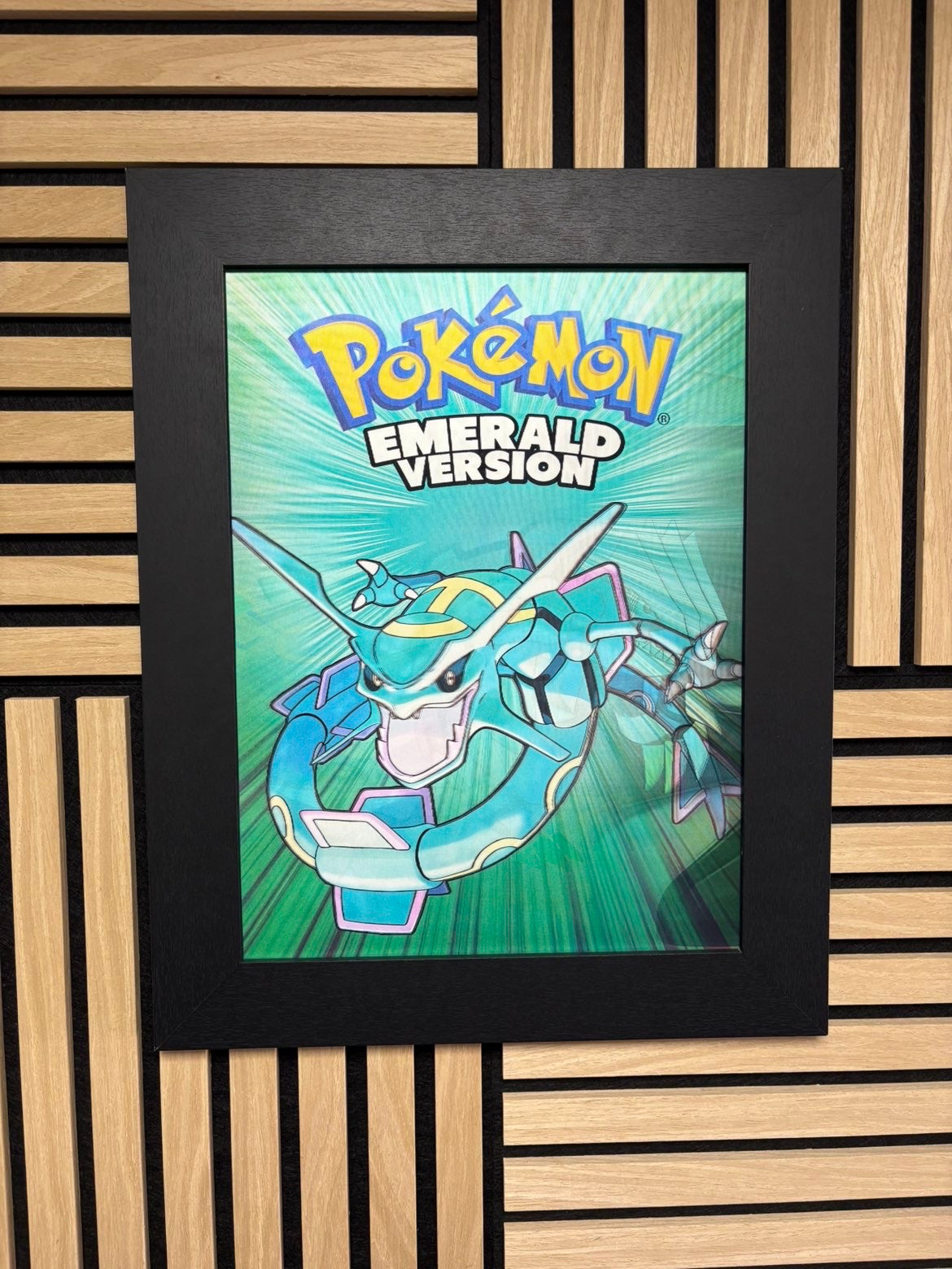 Pokemon Version 3D Lenticular Poster Framed 30x40cm