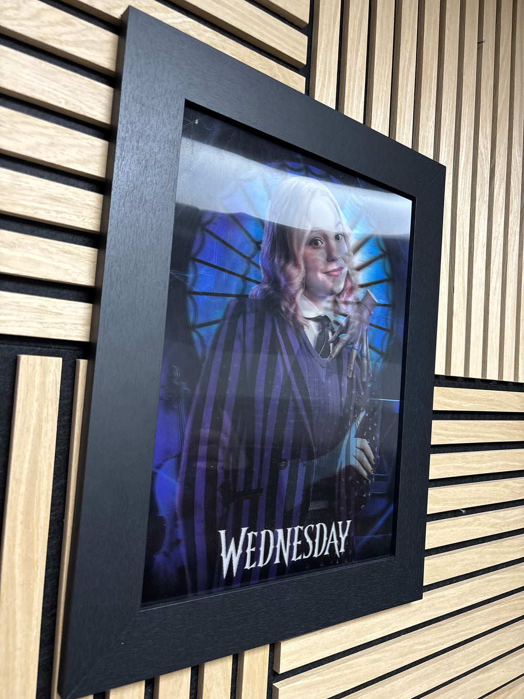 Wednesday 3D Lenticular Poster Framed 30x40cm