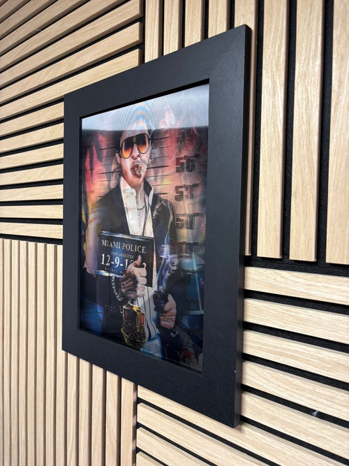 AC-DC 3D Lenticular Poster Framed 30x40cm