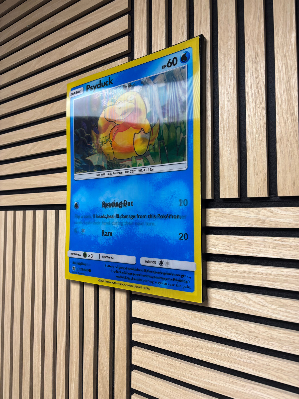 Psyduck 3D Lenticular Poster 30x40 Canvas CLEARANCE