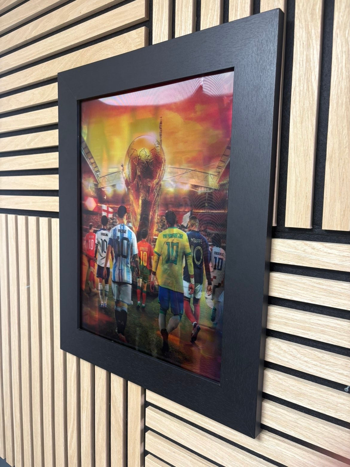 World Cup 3D Lenticular Poster Framed 30x40cm