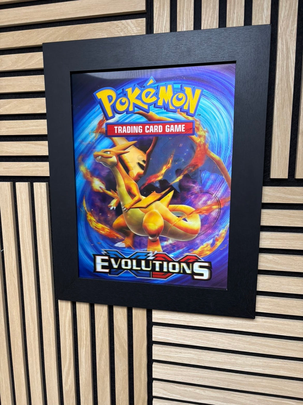 Pokemon Evolutions 3D Lenticular Poster Framed 30x40cm