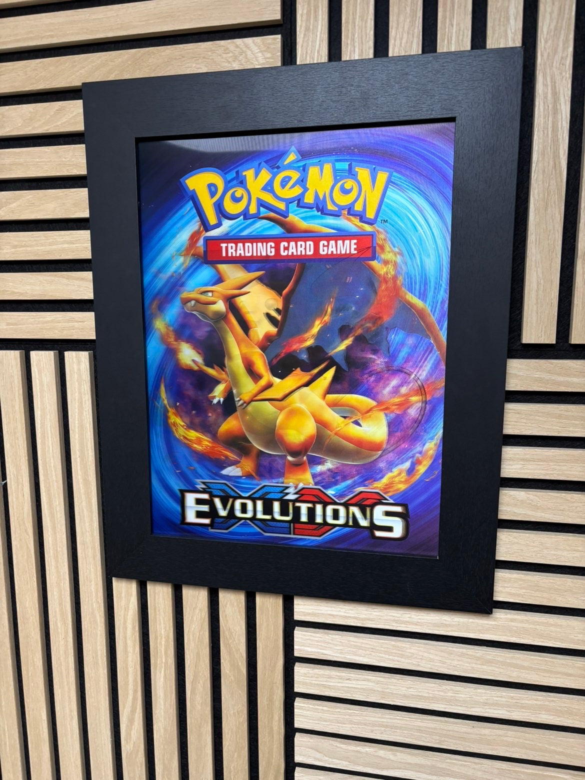 Pokemon Evolutions 3D Lenticular Poster Framed 30x40cm
