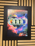 Audi 3D Lenticular Posters Framed 30x40cm