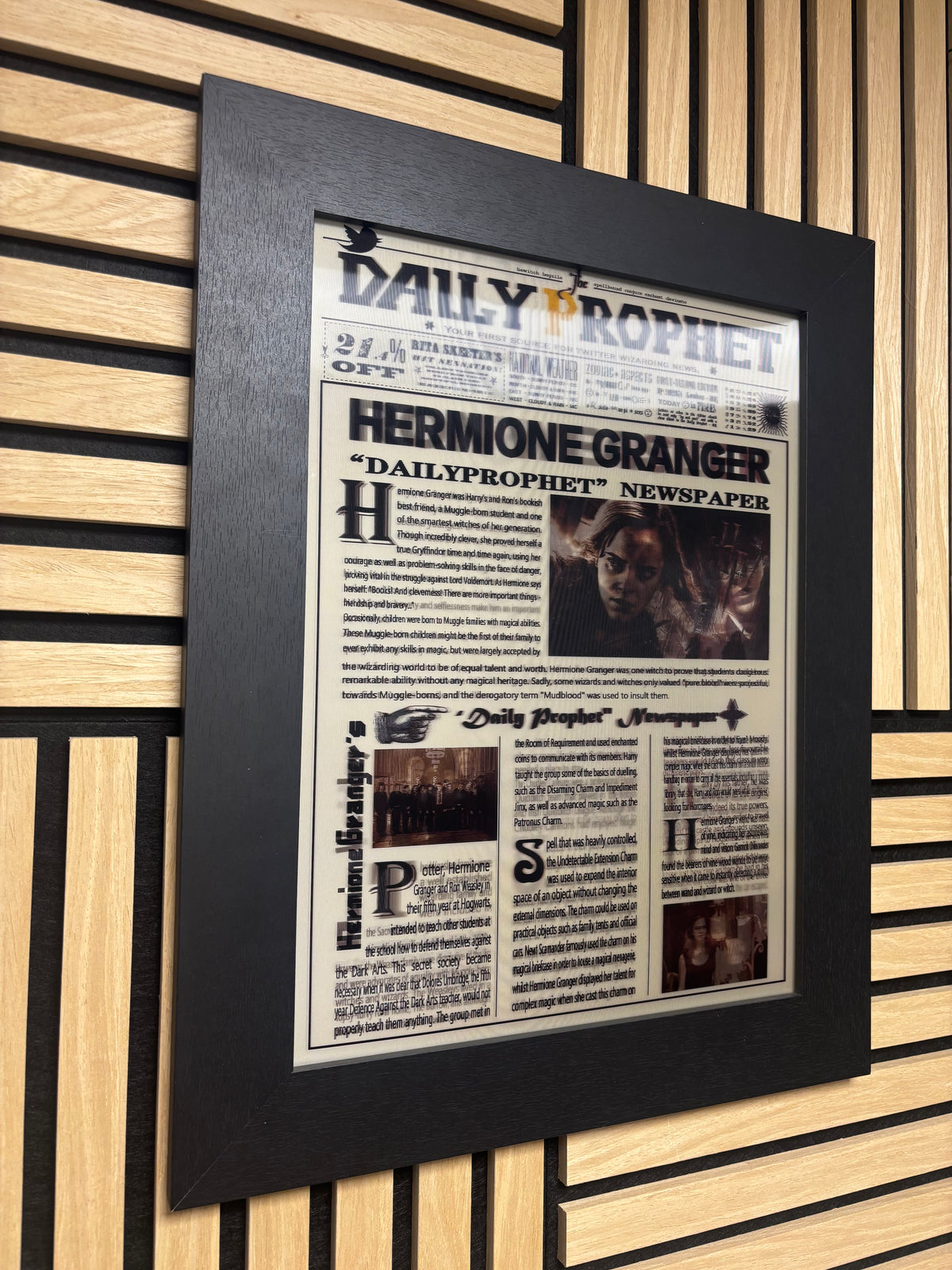 Harry Potter Newspaper 3D Lenticular Poster 30x40cm