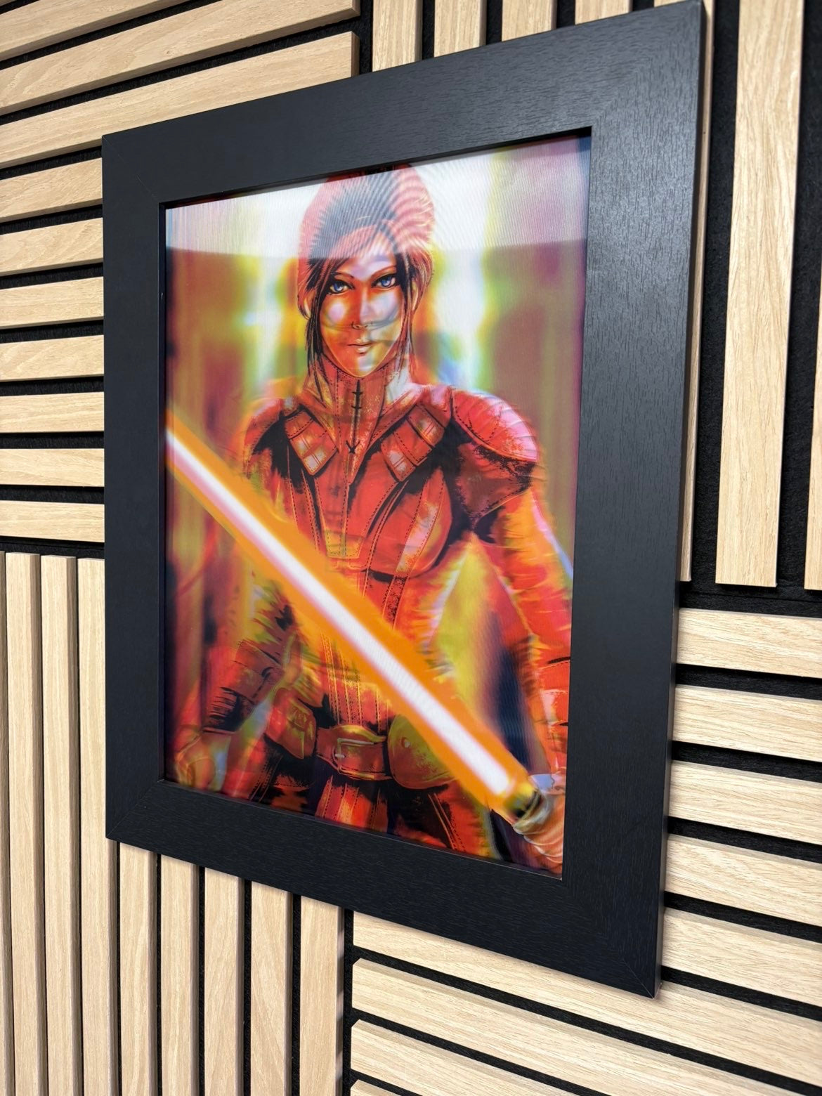 Star Wars 3D Lenticular Poster Framed 30x40cm