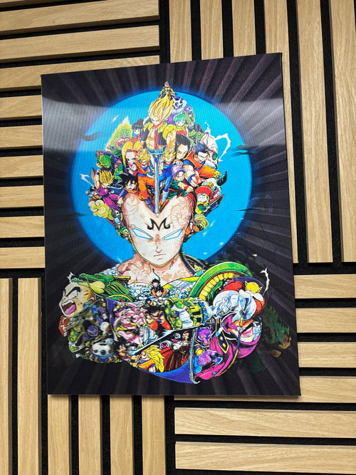 Anime 3D Lenticular Poster Canvas Ready To Hang 30x40cm CLEARANCE