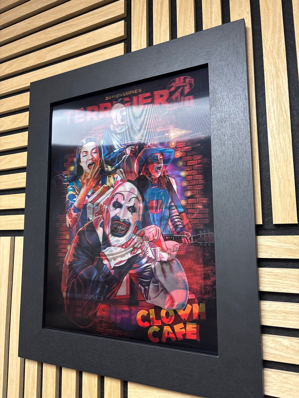 Terrifier 2 3D Lenticular Poster Framed 30x40cm