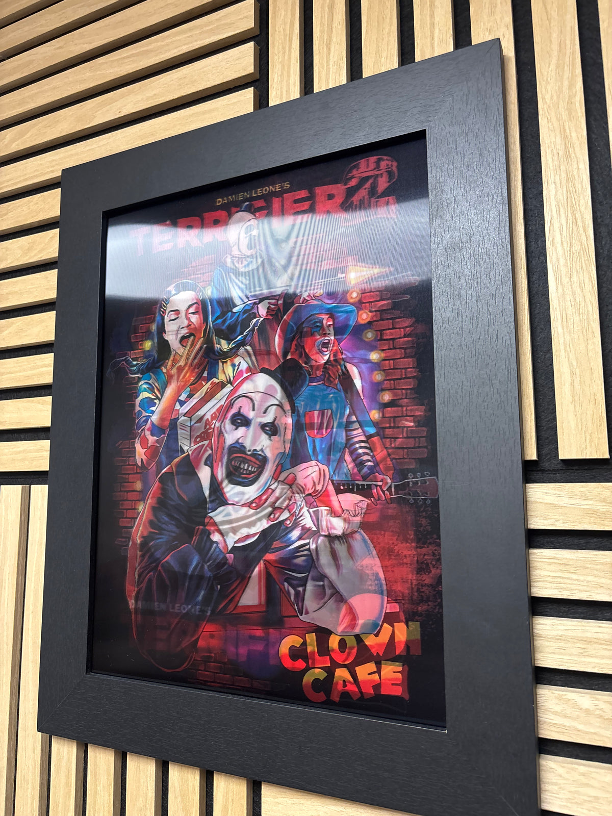 Terrifier 2 3D Lenticular Poster Framed 30x40cm