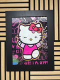 Hello Kitty 3D Lenticular Poster Framed 30x40cm