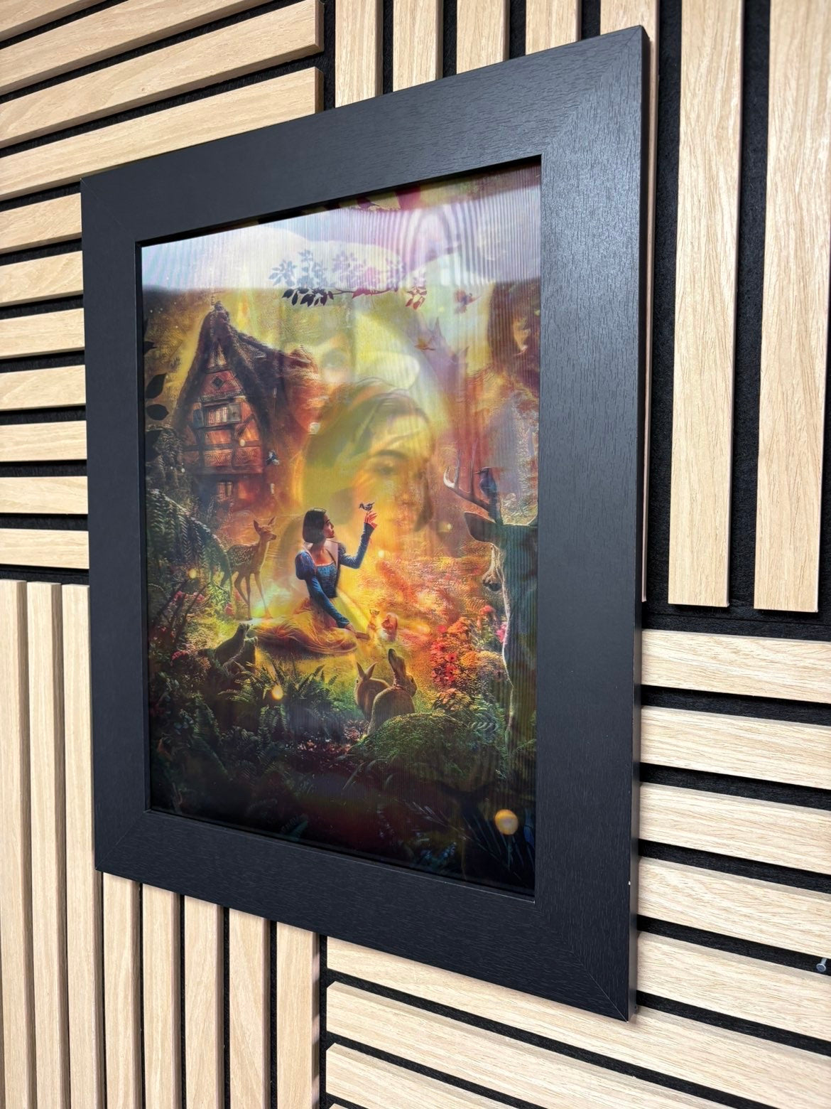 Maleficent 3D Lenticular Poster Framed 30x40cm￼