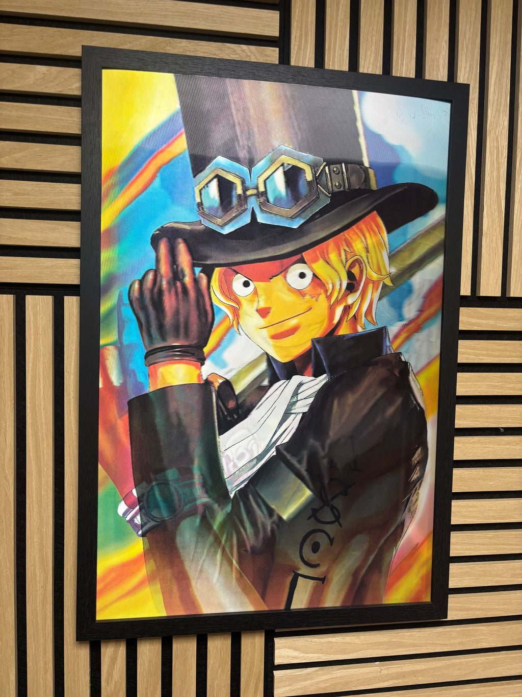 One Piece 3D Lenticular Psoter Framed 40x60cm