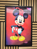 Mickey Mouse 3D Lenticular Poster Framed 40x60cm