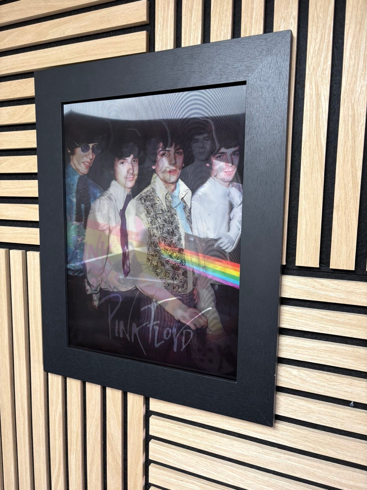 Pink Floyd 3D Lenticular Poster Framed 30x40cm