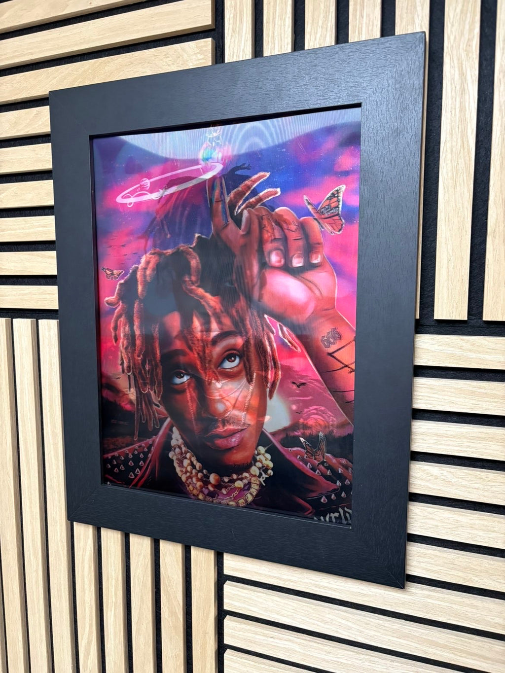 Juice World 3D Lenticular Poster Framed 30x40cm