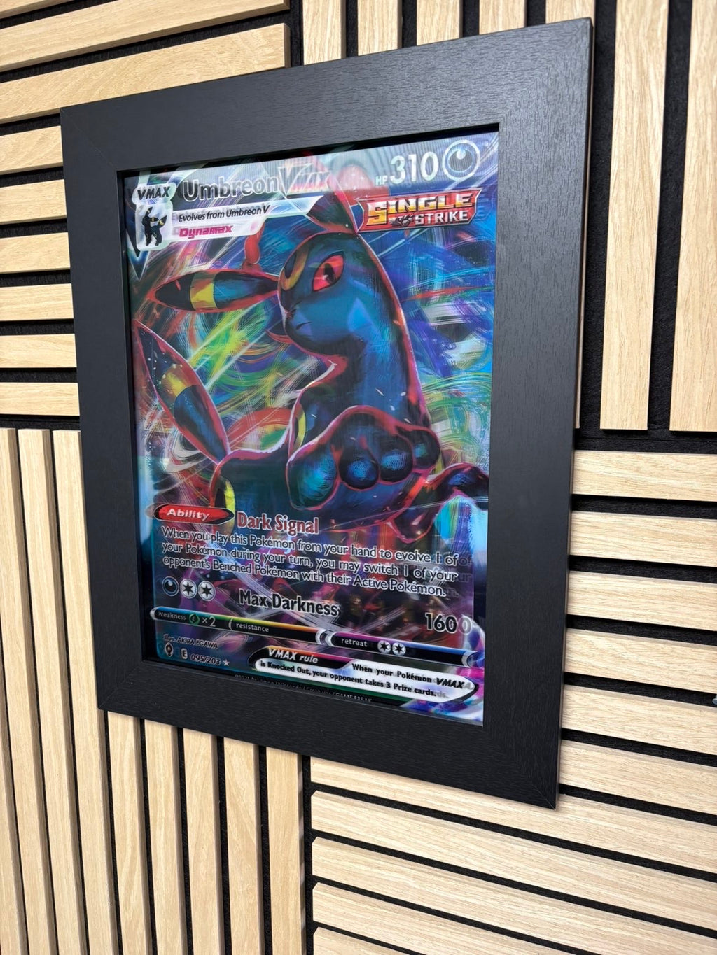 Umbreon 3D Lenticular Poster Framed 30x40cm