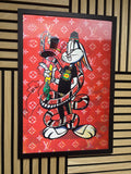 Designer Carton Character 3D Lenticular Poster Framed 40x60cm