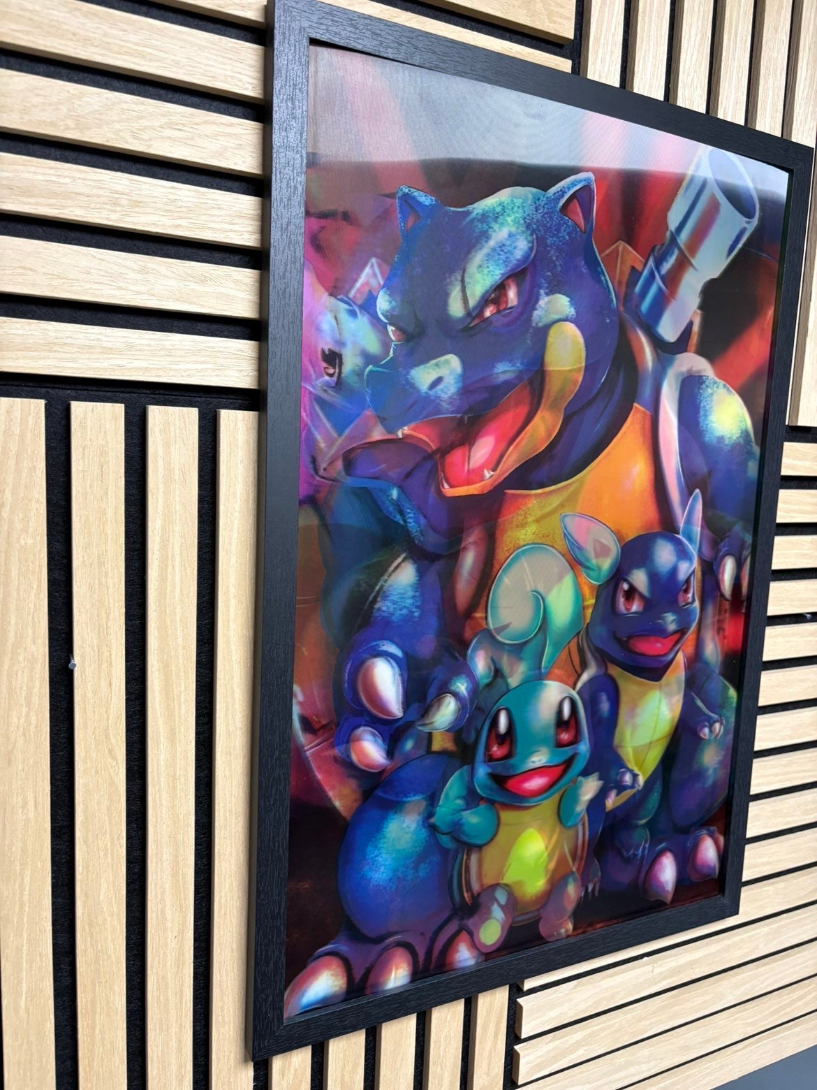 Pokemon 3D Lenticular Poster Framed 40x60cm