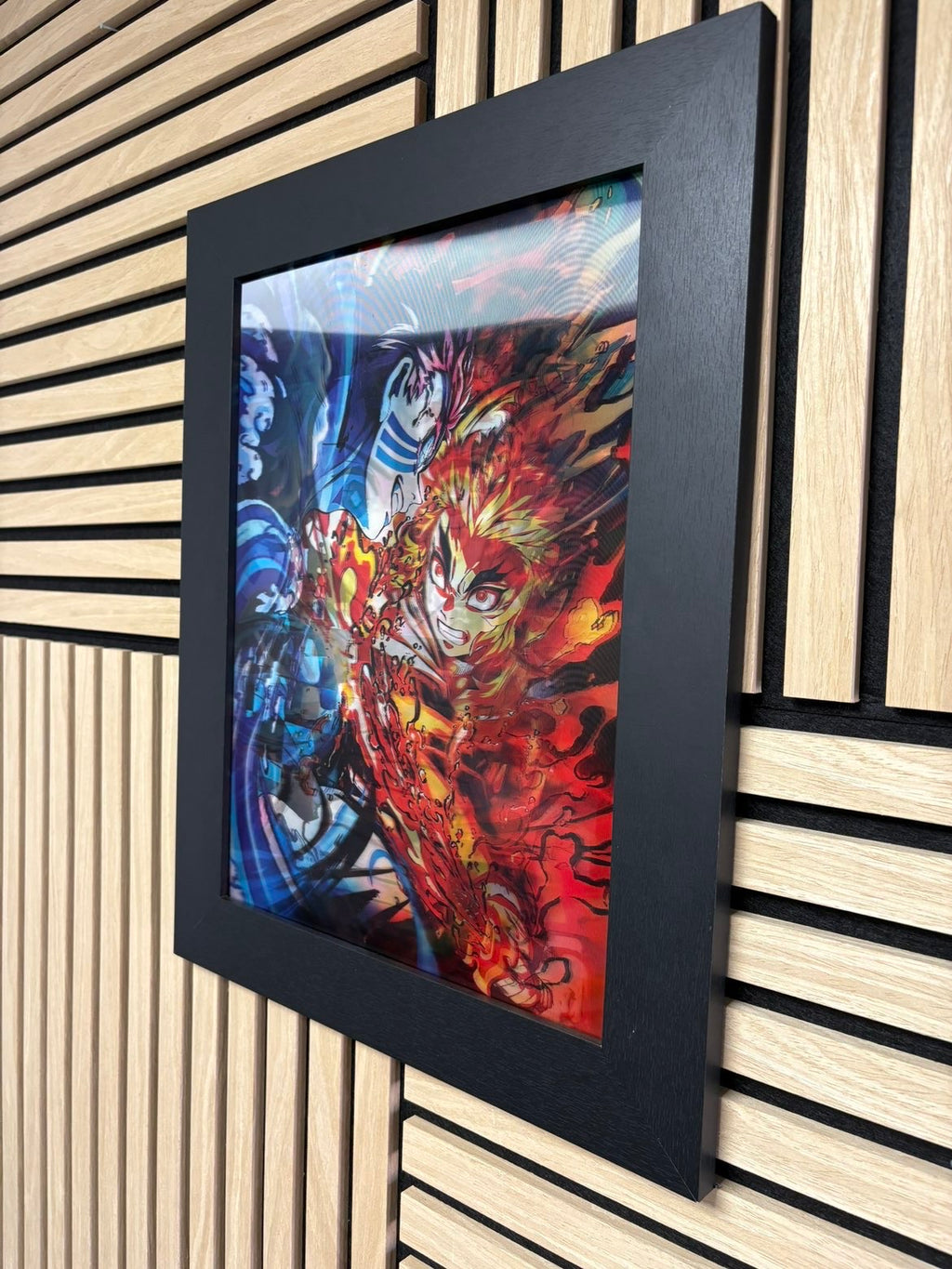 Dragon Slayer 3D Lenticular Poster Framed 30x40cm